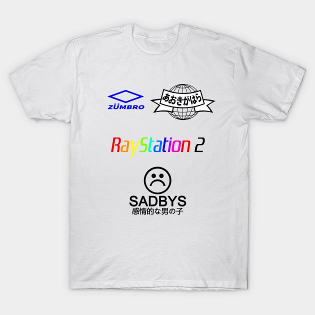 raystation sports vaporwave aesthetics T-Shirt by Simonpeters98